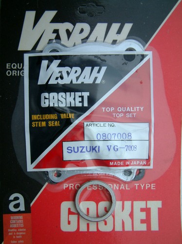 Vesrah top end - vesrah, gasket