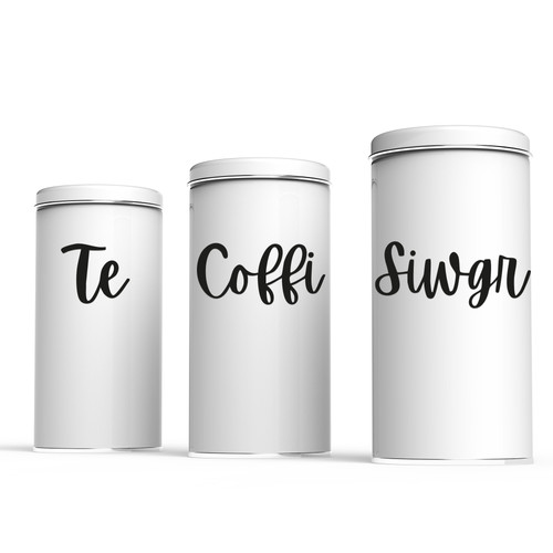 Welsh kitchen canister - kitchen,