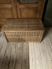 IKEA Hol Storage Table acacia