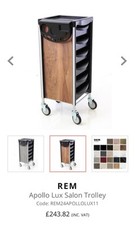 REM Apollo Hairdressing Salon Trolley Black