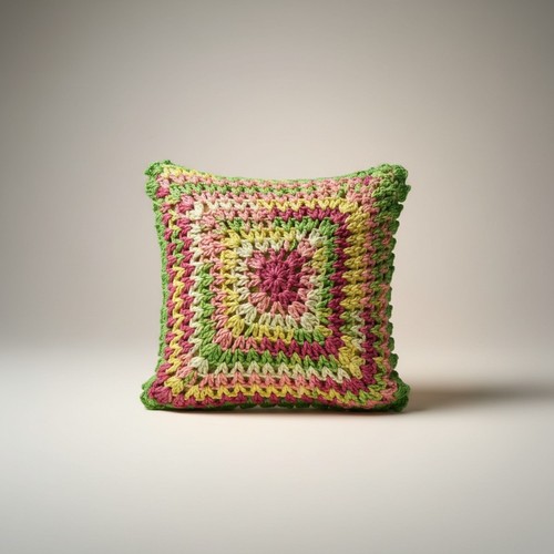 Hand knitted multi colour - knitted,