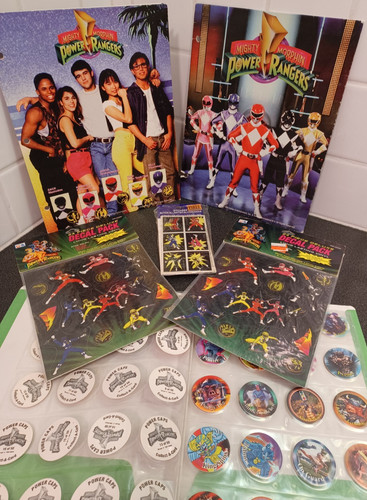 Vtg power rangers folders - vtg,