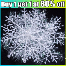 30PCS Christmas White Hanging