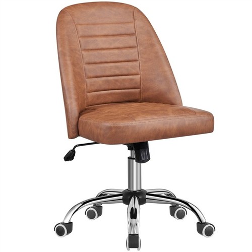 Faux leather mid back office - mid,