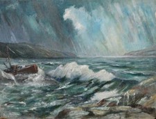 ORIGINAL VINTAGE SEASCAPE