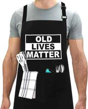 Men Women BBQ Aprons Professional Novelty Funny Kitchen Chef Cooking with Pocket