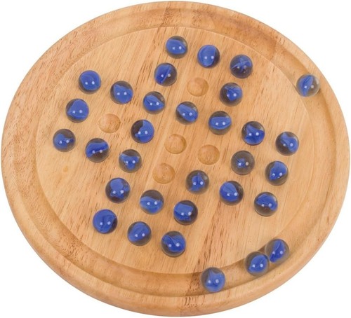 Bigjigs toys wooden solitaire - toys,
