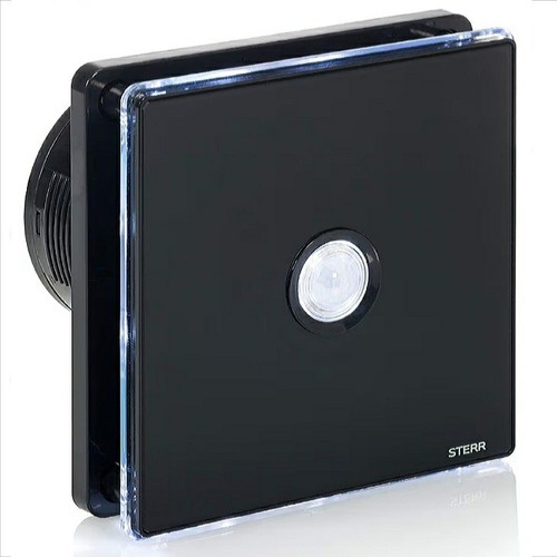 Sterr black bathroom extractor - sterr,
