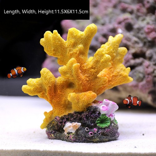 Artificial coral reef aquarium - artificial,