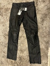 Triumph Leather Motorcycle Biker Dirk Jeans  Trousers Waist 34 New With Tags