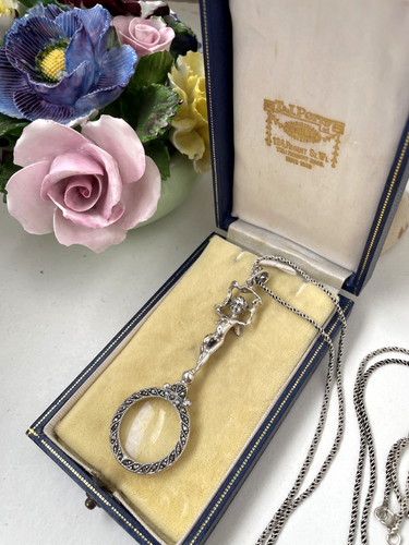 925 sterling silver marcasite - 925,