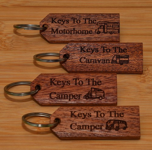 Personalised key ring - ring., laser