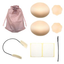 Invisible Push-Up Frontless Bra Silicone Deep Plunge Backless&Strapless Bra Kit