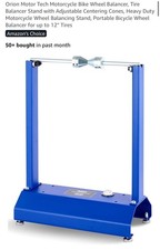 Orion Motor Tech Motorcycle Bike Wheel Balancer, Tire Balancer Stand with... 