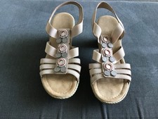 Rieker Ladies Beige sandals - Size 38 - approx size 5