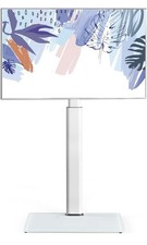 FITUEYES White TV Floor Stand for 32 to 60 inch TVs, Floor Standing TV