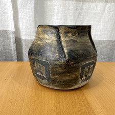 Rustic Pottery Vase Gray