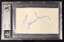 Leonard Nimoy signed 3x5 card