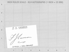 Frank Cameron Hand Signed