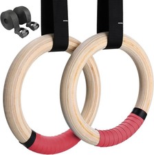 Pair of Wooden Wood Gymnastic