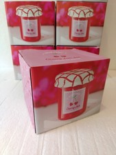 Oil Burner Wax Melt Cherry Red Jam Jar Aromatherapy Oil Warmer Home Unique