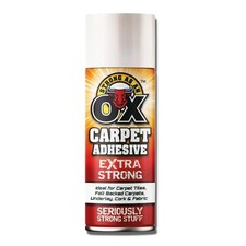 Strong As an Ox Carpet Adhesive Strong Carpet Spray Adhesive Multi-Purpose 500ml