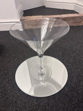 8 Large Martini Glasses