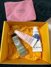 Loccitane En Provence Paper Gift Bags with 3*10ml Hand & Nail Cream Gift Bags