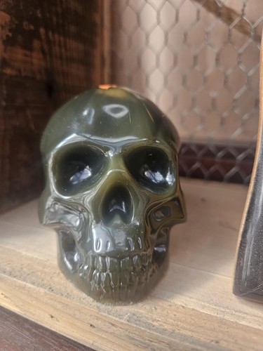 Decorative olive green and - green,