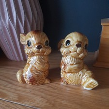 VINTAGE Ceramic Big-Eyed Bunny