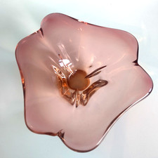 Czech Bohemian art glass bowl