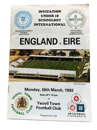England eire 18 schoolboy - england,