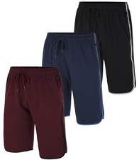 Mens KAM BIG SIZE Summer Jersey Gym Shorts Elasticated Waist 2XL-8XL 3  Pockets