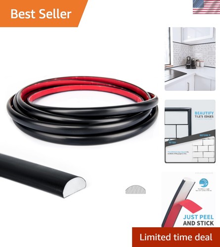 Heat resistant black tile edge - tile,