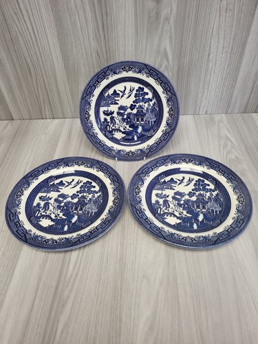 Churchill blue willow dinner - churchill,