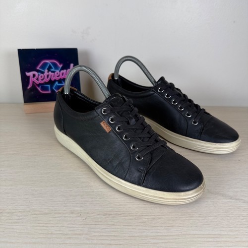 Ecco soft leather trainers - leather,
