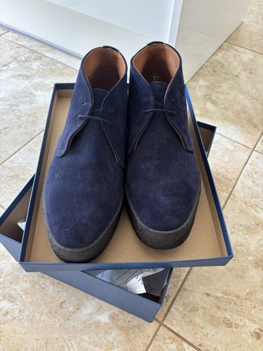 Sanders navy joel suede - navy, shoes