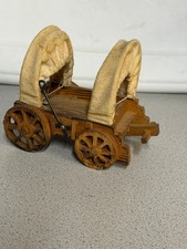 Vintage Wooden Covered Wagon