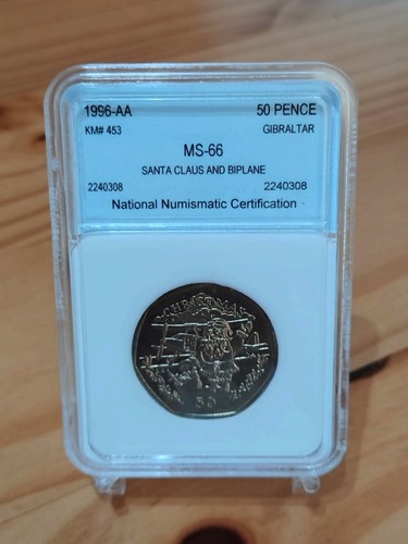 Gibraltar christmas 50p 1996 - christmas,