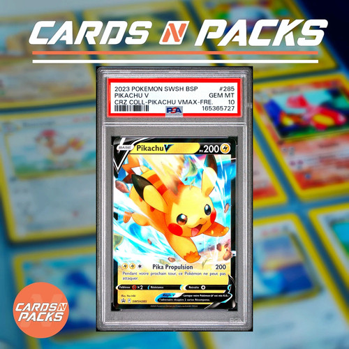 Pokemon card pikachu - pikachu, v