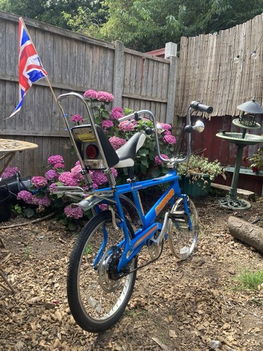 Raleigh chopper bike blue - bike,