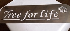 Tree FOR  Life Metal Cut Out Sign 24 Inches Long.