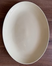 Plate/ Platter  Ridgway Ironstone Moonglo 350mm x 260mm Pale Yellow