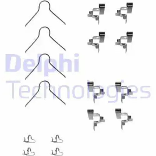 Brake pad fitting - fitting, kit