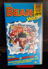 Rare The Beano Video VHS - Dennis The Menace, Minnie The Minx, Bash Street Kids