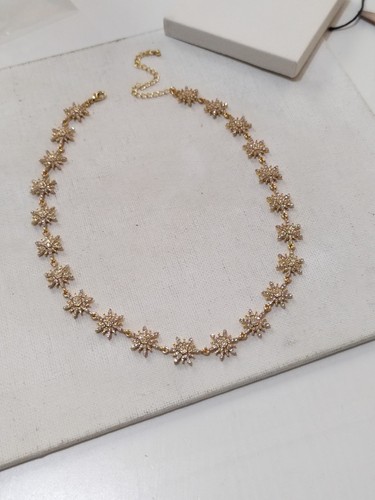 Gold plated cubic zirconia - plated,