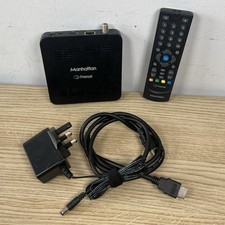 Genuine Manhattan SX Freesat HD Box with Remote & Cables | FREE P&P!