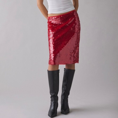 Urban outfitters red sequin - red,