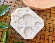Sunflower fondant chocolate - fondant,