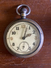 SMITHS Military GSTP WWII 40s Pocket Watch Made In England English